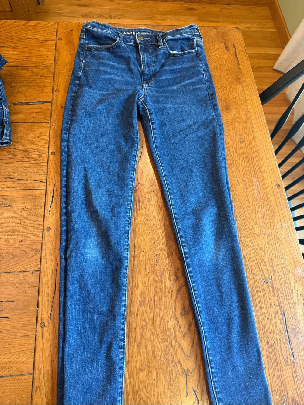 American Eagle Outfitters Women's Skinny Jeans - Dark Blue Wash